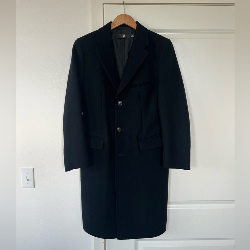 2021 UNIQLO +J Wool Blend Chester Coat XS Black